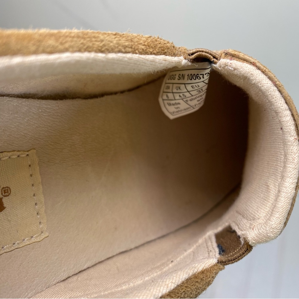 Ugg Fierce tan suede slip on sneakers - Picture 7 of 8